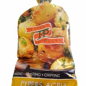 A 2.5kg bag of Pypers Agria Potatoes